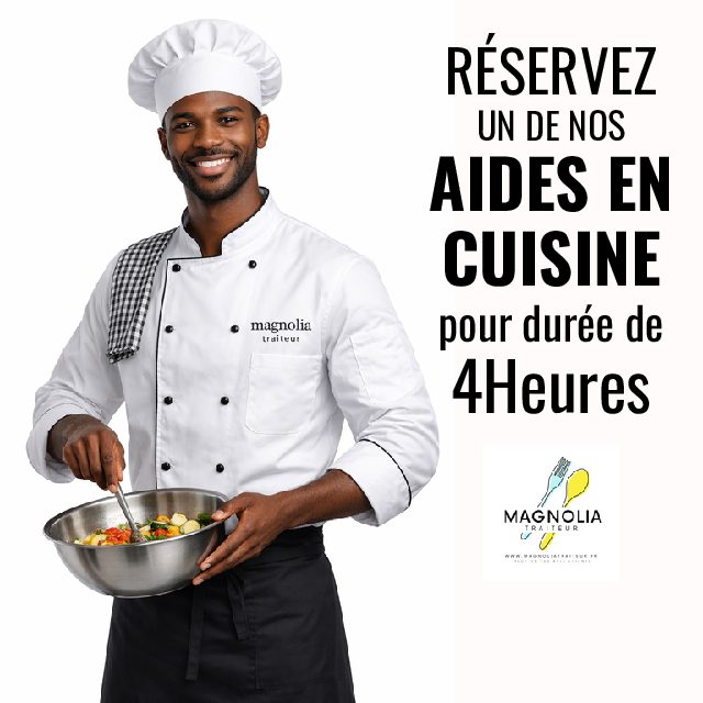 AIDE AU CHEF DE CUISINE (4h)