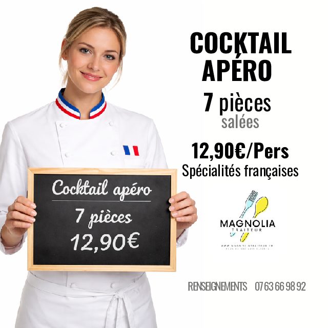 PETIT COCKTAIL APÉRITIF (7 Pièces salées)