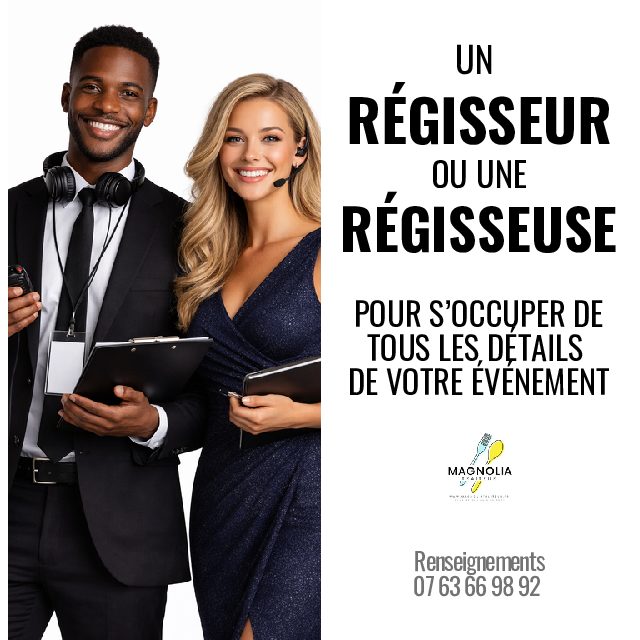 RÉGISSEUR(SE) POUR TOUT GÉRER   (Formule 7h)